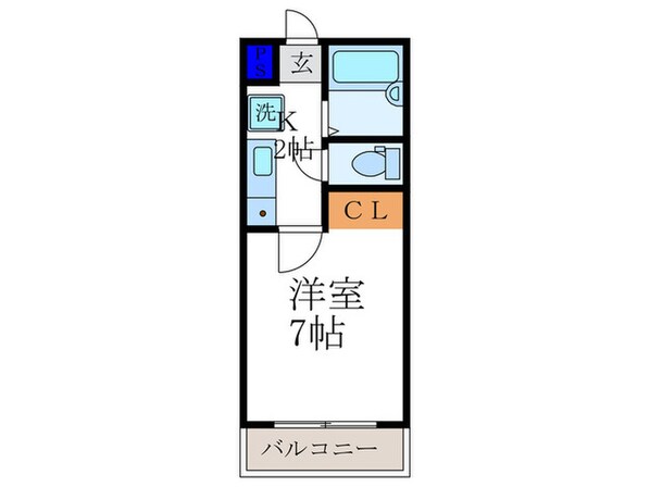 ロイヤルコーポ紫野Ⅰの物件間取画像